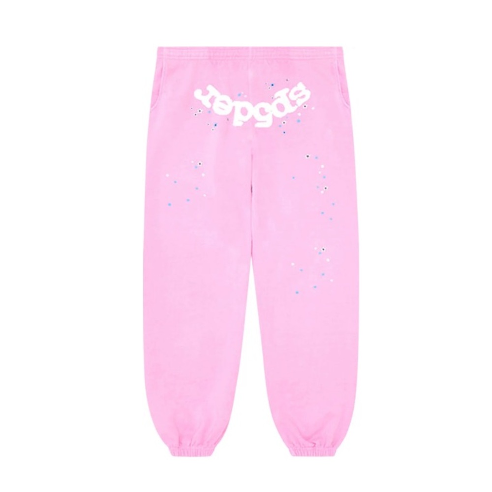 Sp5der OG Web Pink Sweatpants